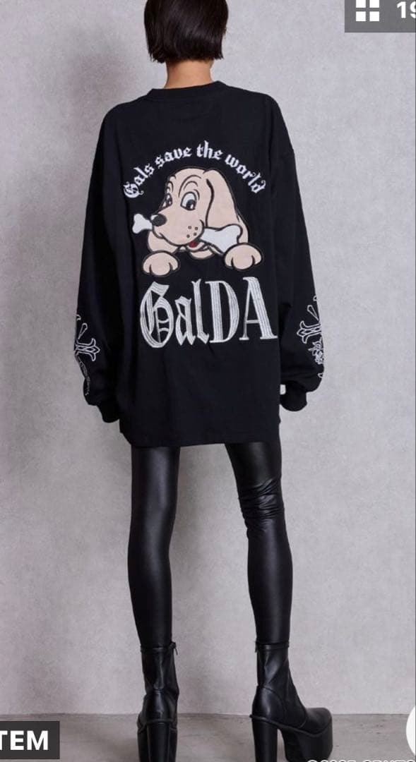 ℛ*˚様 gyda❣️GALFY original cross long Tシャ