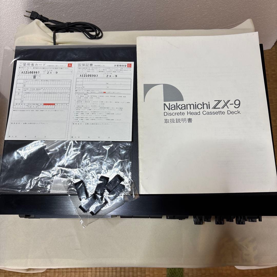【希少名機】ナカミチ Nakamichi ZX-9 カセットデッキ ジャンク品