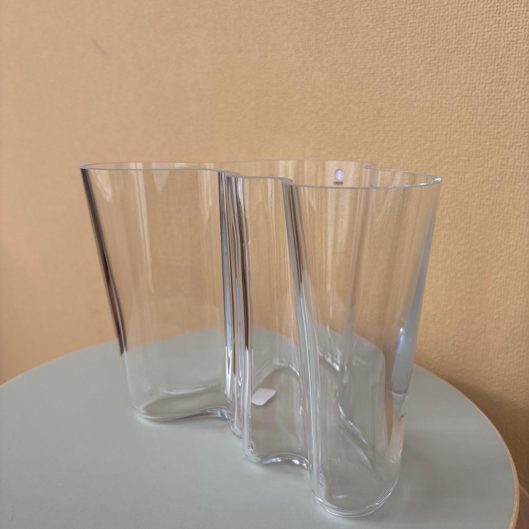 【新品】イッタラ アアルト ベース 160mm クリア 花瓶