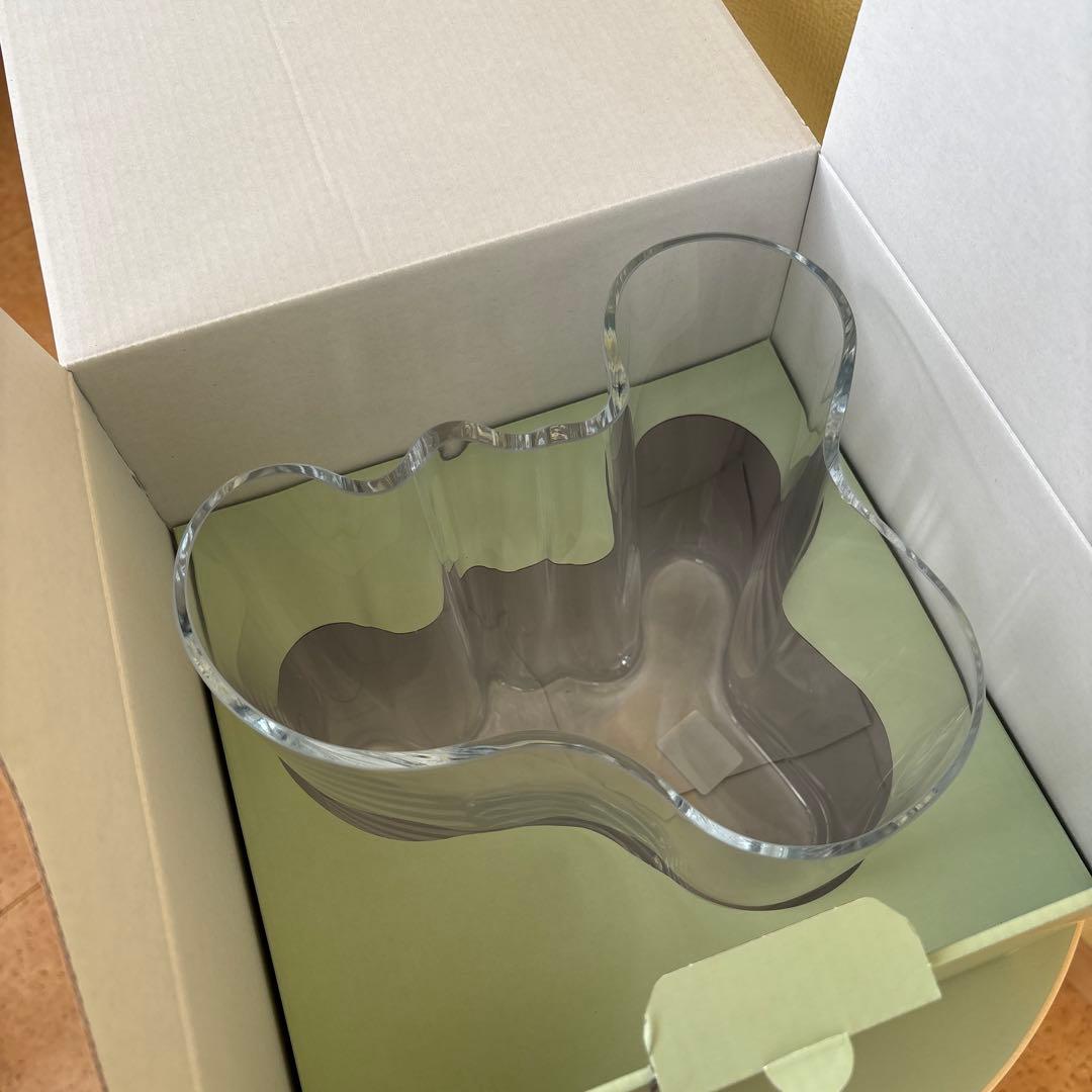 【新品】イッタラ アアルト ベース 160mm クリア 花瓶