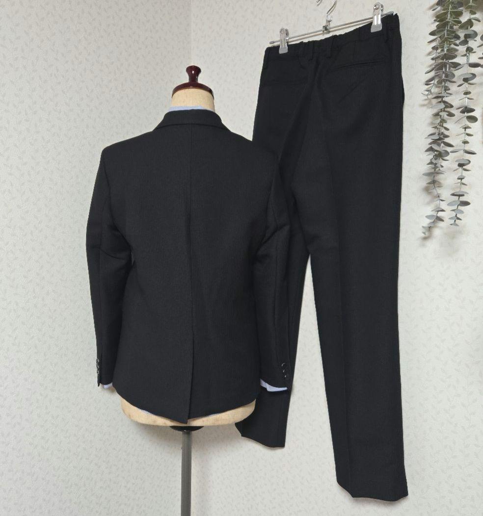 美品　WANDER FACTORY　スーツ5点セット　160　黒　卒服　WF