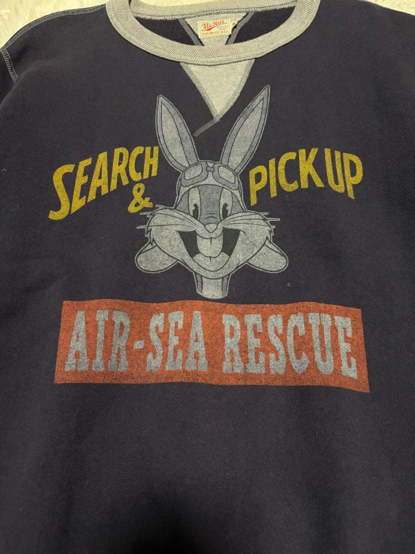 【激レア】トイズマッコイ バックスバニー スウェット トレーナー 両V