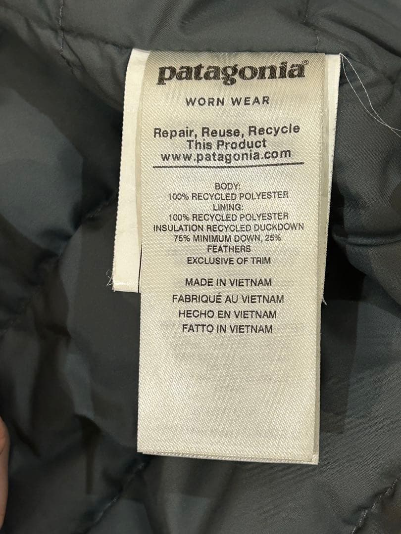 Patagonia ダウンジャケット トップリージャケット Sサイズ ブラック