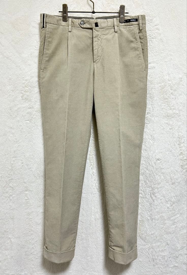 【美品】ビームスエフ PT01 コーデュロイ パンツ 48 L 84 ベージュ