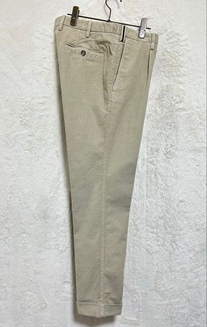 【美品】ビームスエフ PT01 コーデュロイ パンツ 48 L 84 ベージュ