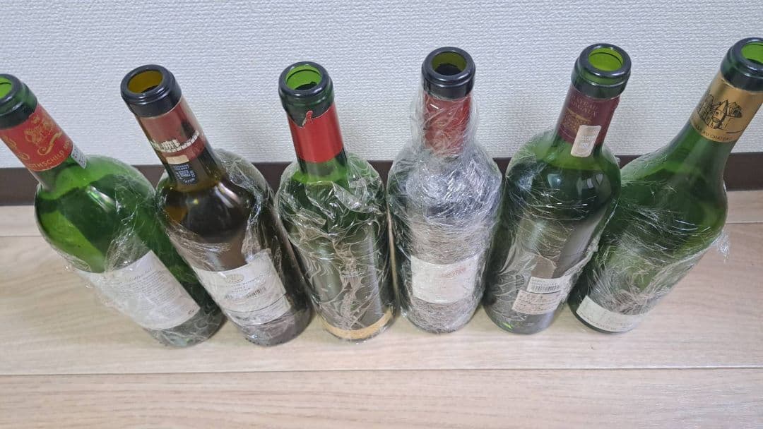 (空瓶)五大シャトー+シャトー・ペトリュスボルドーグランヴァン６本セット