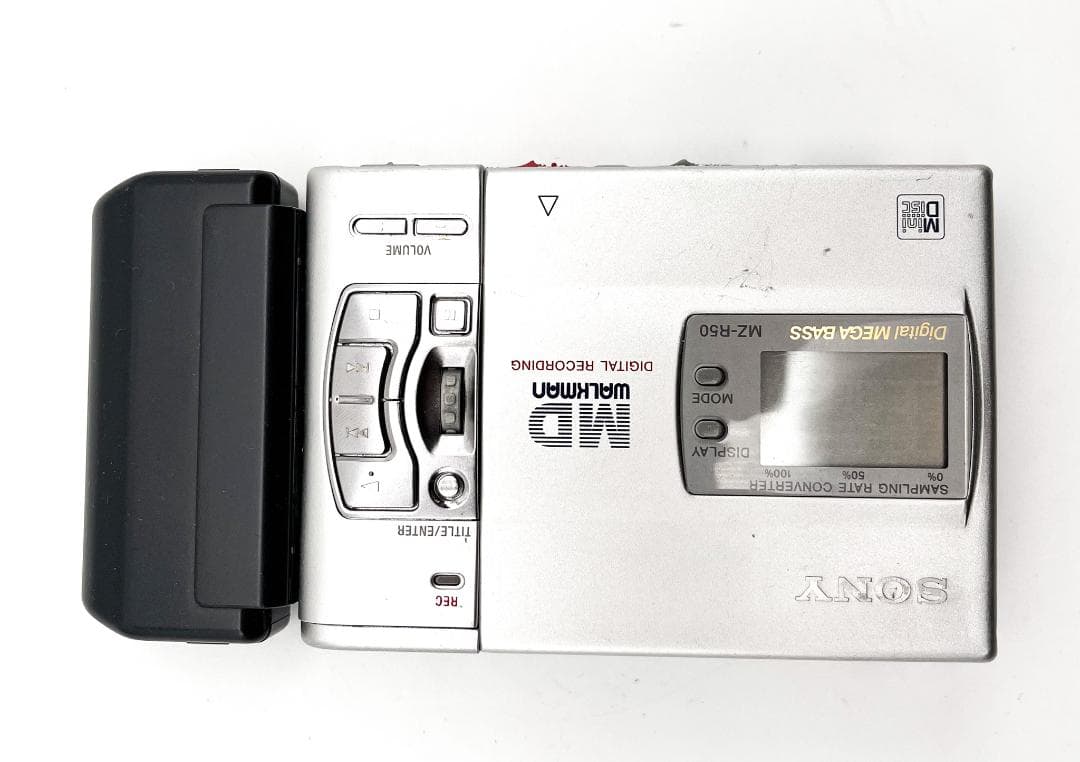 SONY MZ-R50 MDウォークマン 動作品 ACアダプター付 名機