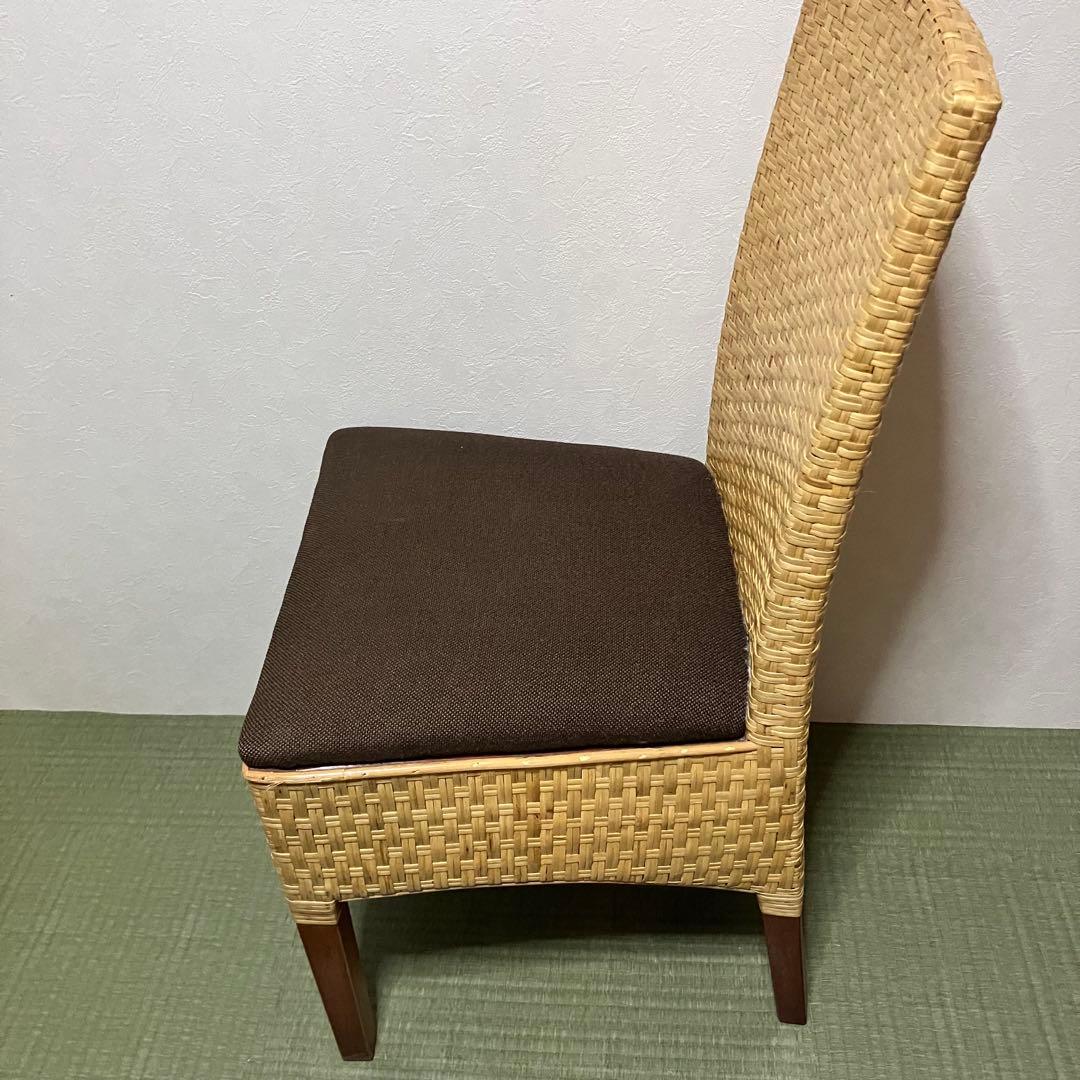 【希少】桜屋工業 チェリーファニチュア ラタンチェア 編み込み