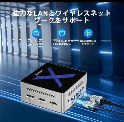 ミニPC AIOEXPC Xmini N95 LPDDR5.12GB SSD512GB