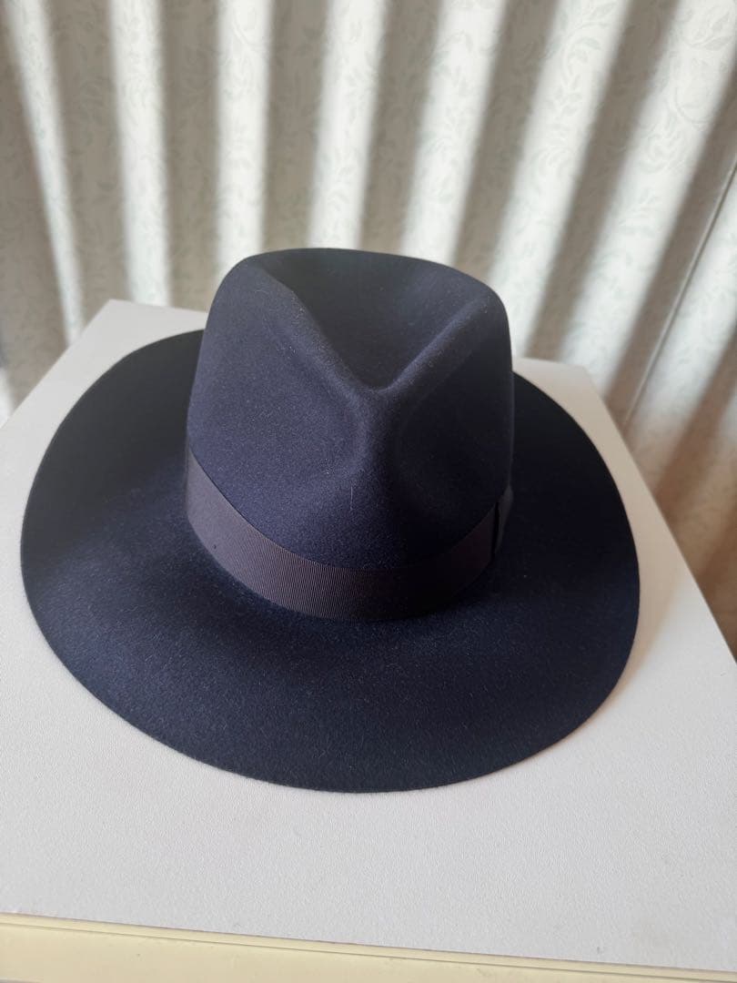 【最終値下】高級ビーバー毛入りパナマハット ほぼ新品・即購入可