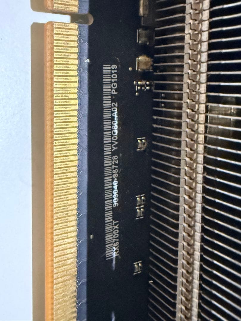 ASUS TUF RX 6700 XT O12G-GAMINGグラフィックカード