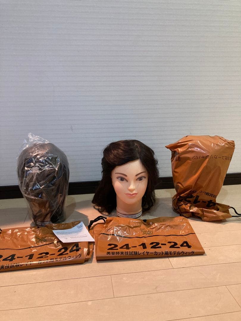 ユーカリジャパン24-12-24 国家試験本番用ウィッグ 3個セット
