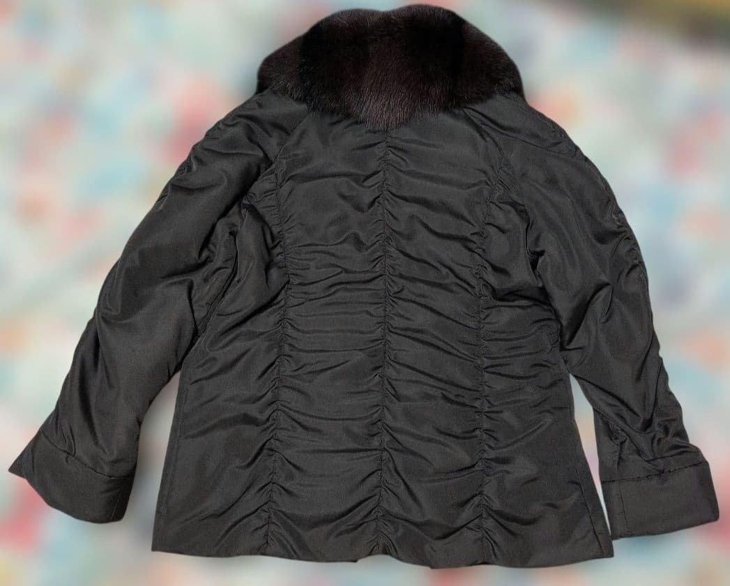 ✨未使用✨肉厚フォックスFUR・ラビットファーライナー付き ジャケット丈70cm