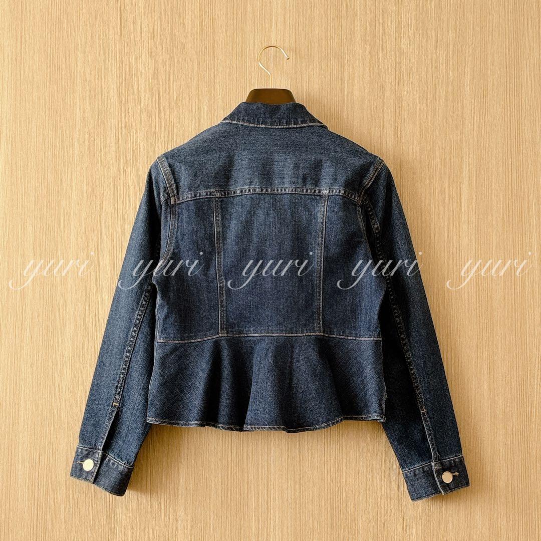 【1372】新品　アナイ　ストレッチデニムペプラム ジャケット　小さいサイズ