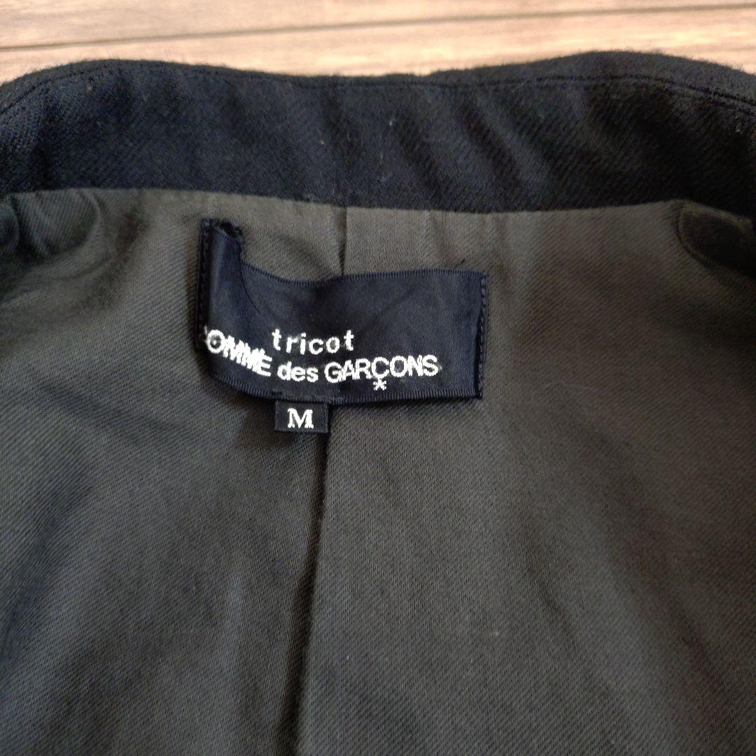 トリココムデギャルソン　ジャケットブルゾン　　ブラック　ウール