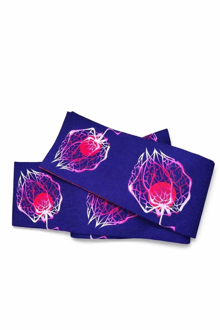 iroca 半幅帯 鬼灯とヤモリ