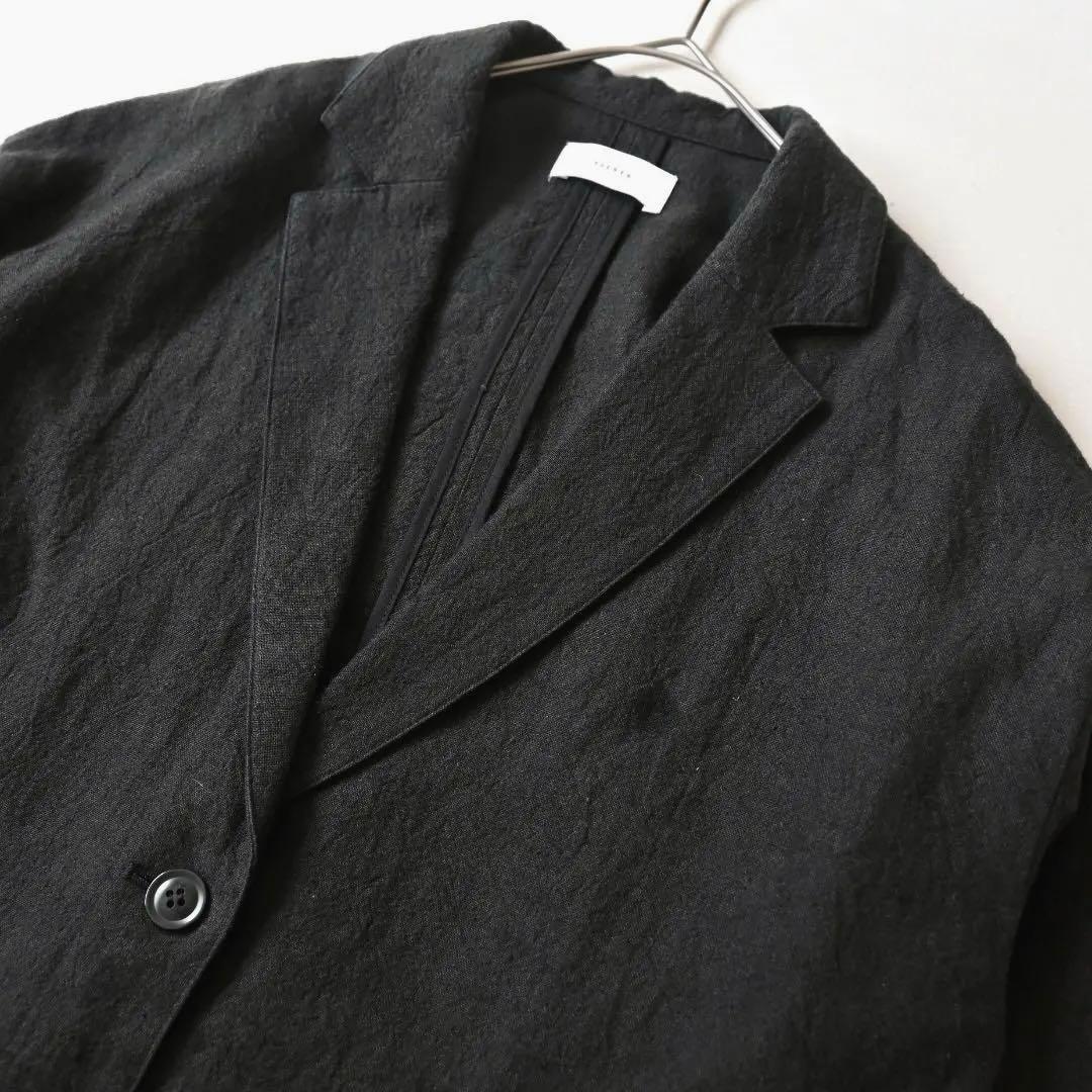 かぐれ リネン テーラードジャケット