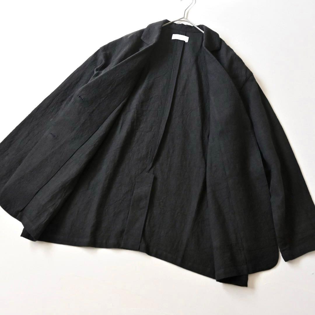 かぐれ リネン テーラードジャケット