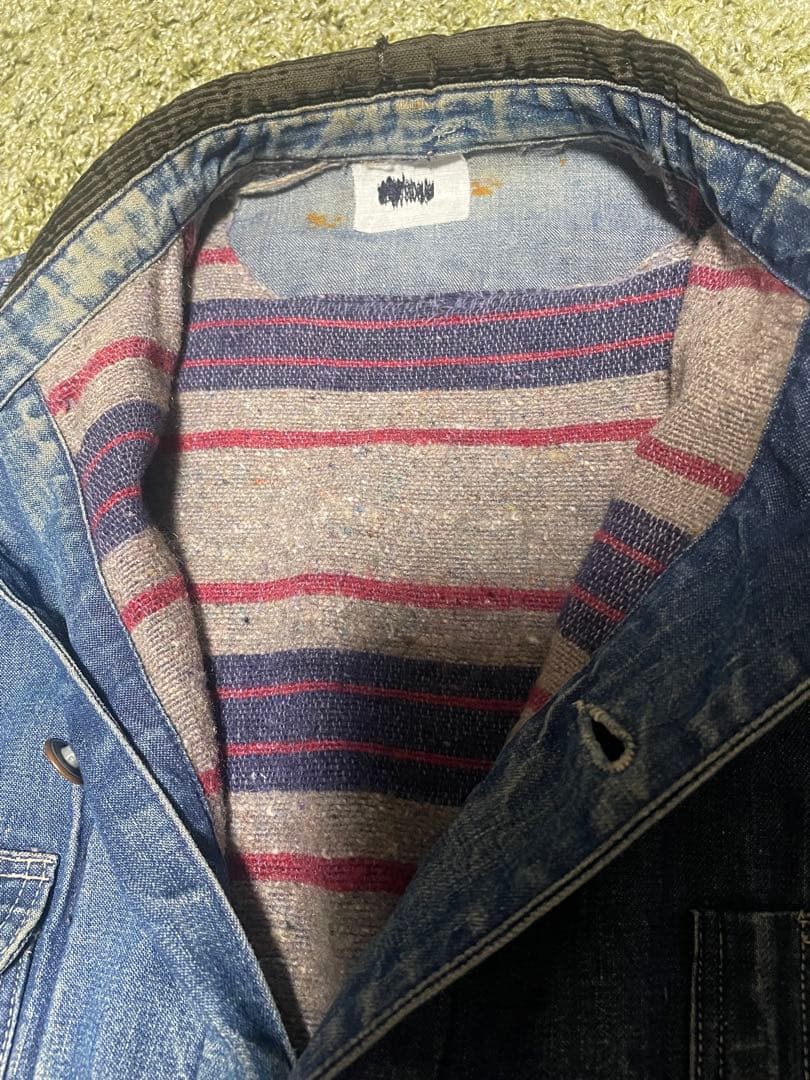 希少 レア ボロ デニム カバーオール ブランケット