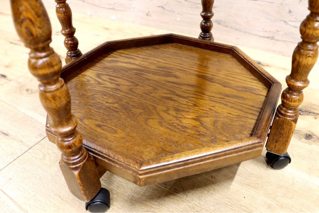 GMIK193○三越ブルージュ Brugge カントリーハウス 八角 ワゴン サ