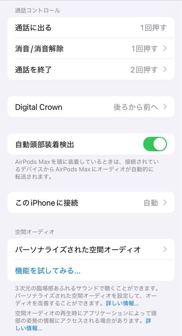 Apple＊AirPods Max＊A2096＊Space Gray＊純正品