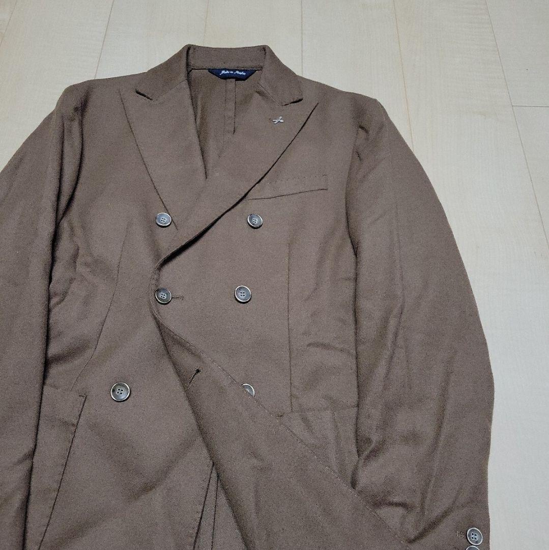 SARTORIA FESTA★PIACENZA フランネルウールダブルジャケット