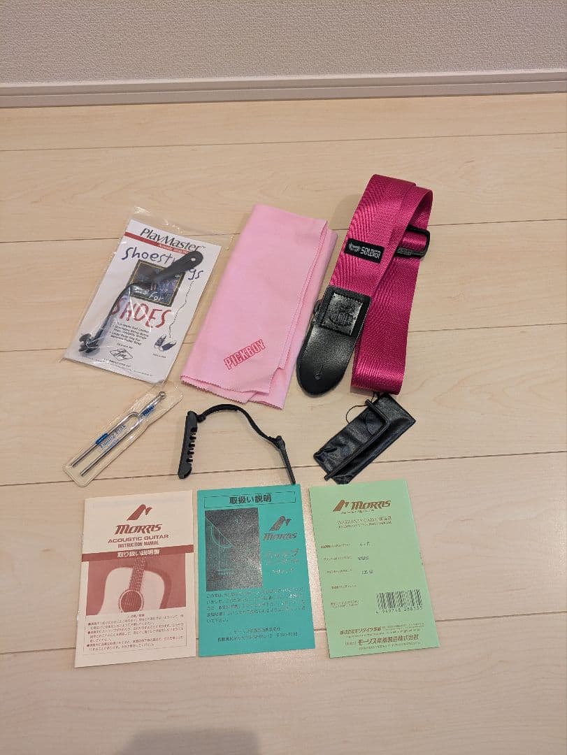 Morris アコースティックギター ワインレッドG35