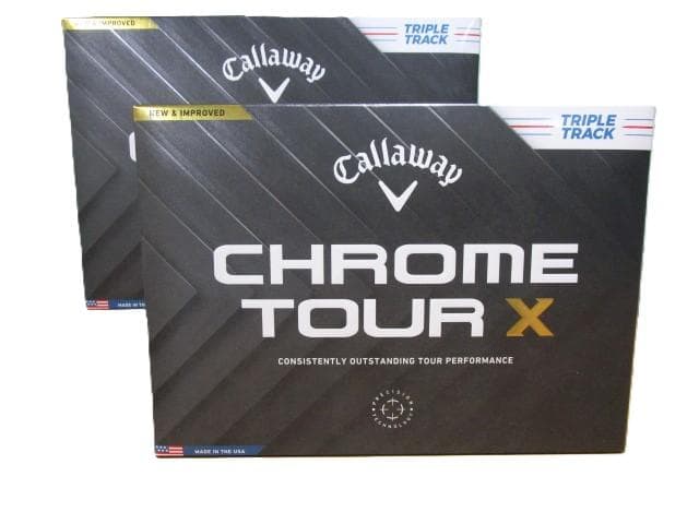 キャロウェイ　クロムツアーX　トリプルトラック　ホワイト2ダースセット