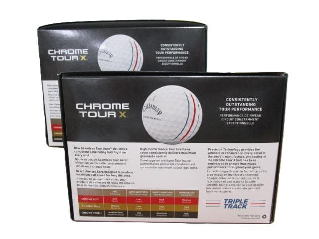 キャロウェイ　クロムツアーX　トリプルトラック　ホワイト2ダースセット