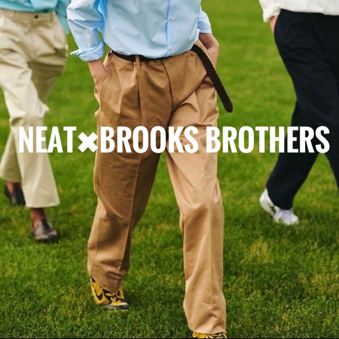 NEAT brooks brothers チノパン 別注 ベージュ