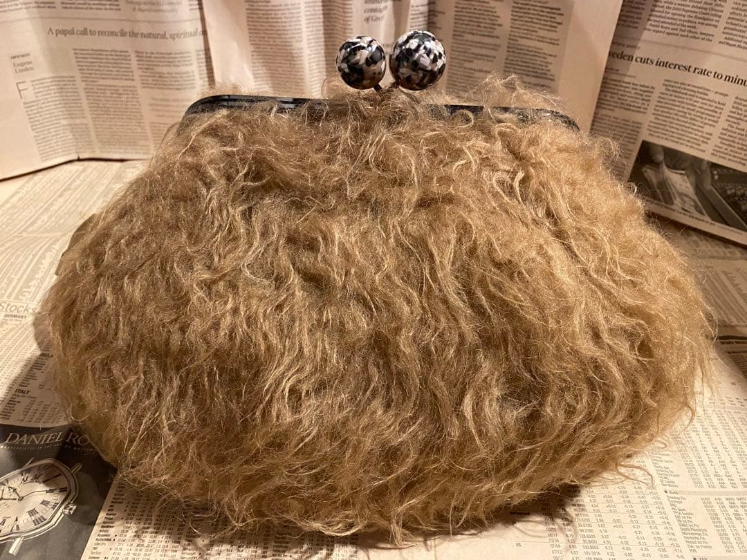 WEEKEND MaxMara☆パスティチーノバッグ(テディベア風)