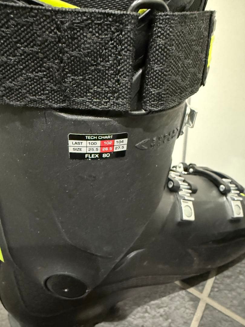 HEAD スキー ブーツ 80 ブラック/イエロー