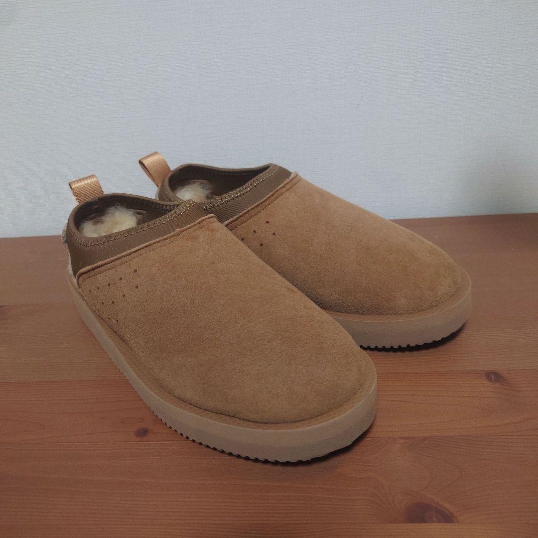 ふむ様 SUICOKE スイコック ムートンサボ スリッポン ブラウン 24cm