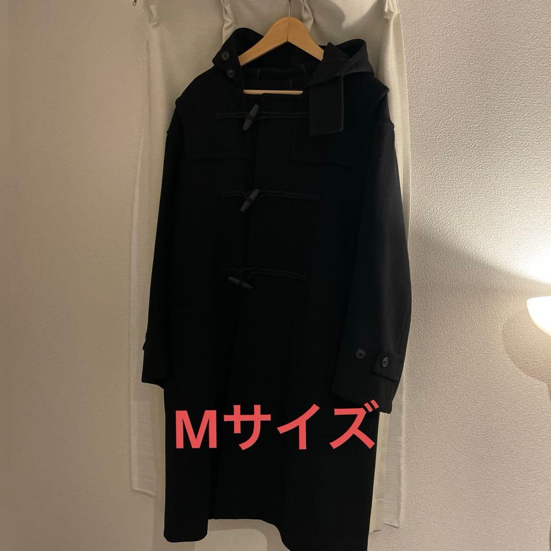 +J ユニクロ　ウール オーバーサイズ ダッフルコート　M