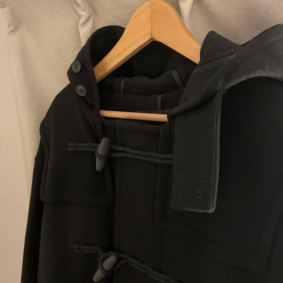 +J ユニクロ　ウール オーバーサイズ ダッフルコート　M