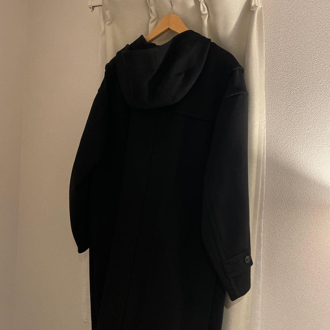 +J ユニクロ　ウール オーバーサイズ ダッフルコート　M