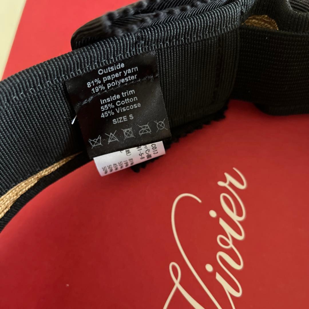 ロジェヴィヴィエ　サンバイザー　ストロー　帽子　キャップ　サンダル