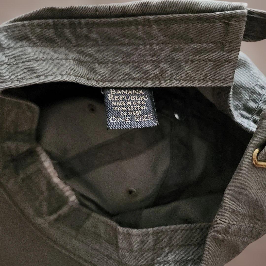 ​【希少・USA製】バナナリパブリック ヴィンテージ キャップ カーキ