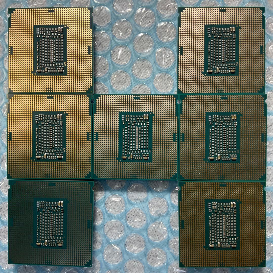 intel CPU i5-9600 7枚セット 動作確認済
