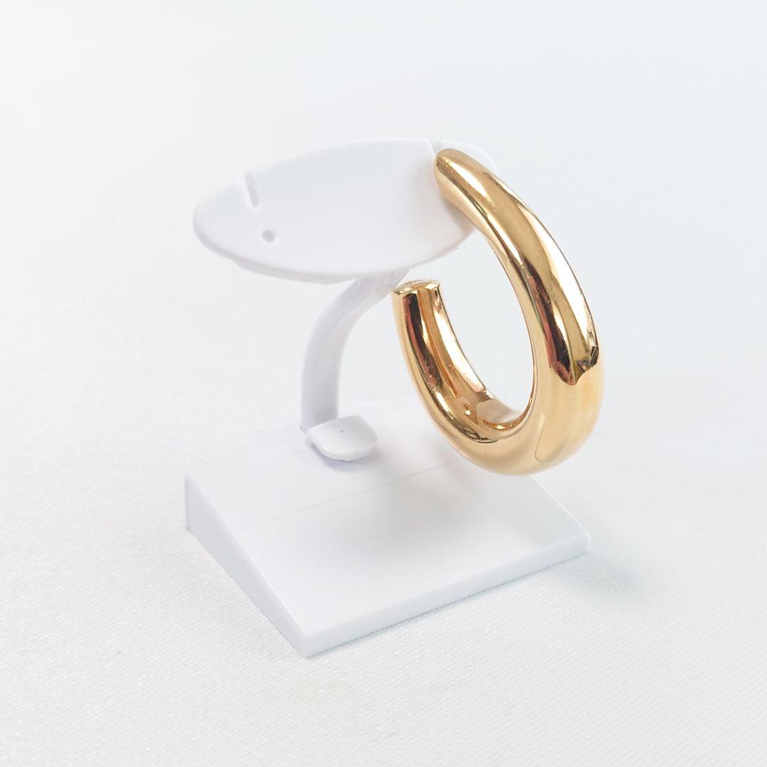 【希少】ティファニー K18 ヴィンテージ フープピアス 片耳用 4890