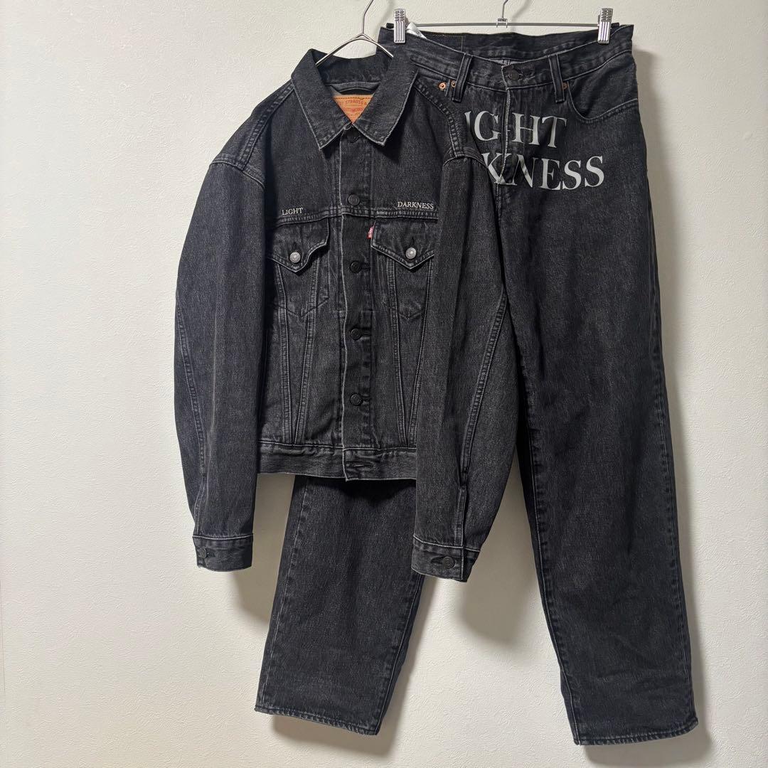 未使用級✨アンダーカバー×リーバイス　デニム　セットアップ　M W28×L32