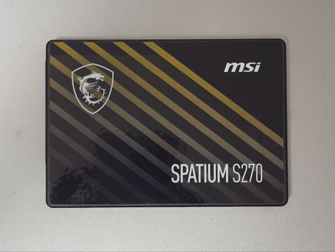 MSI 480GB SSD SPATIUM S270 ほぼ未使用