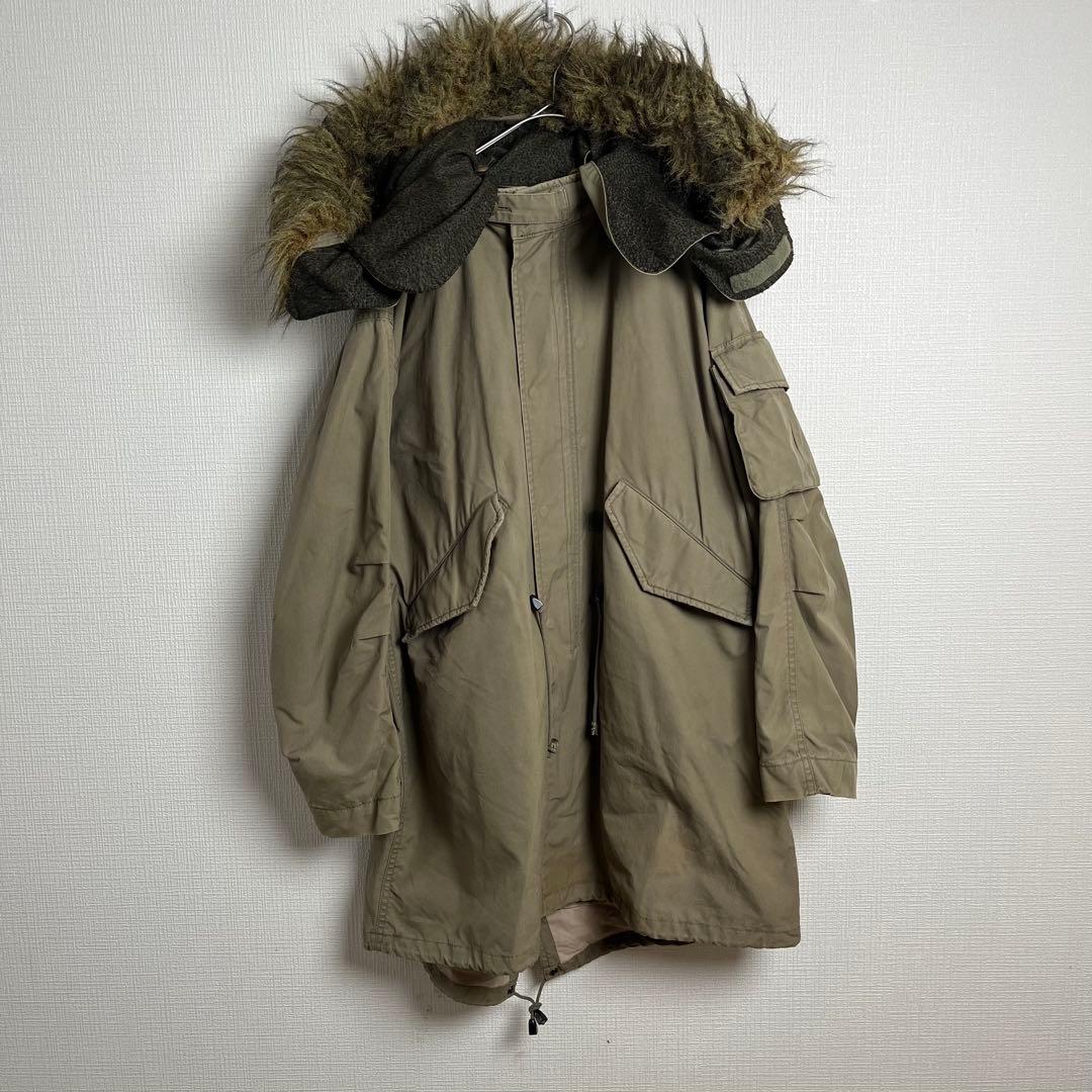 751 ダブルタップス初期M-51袖リブ付フェイクファー縁フードミリタリー仕様