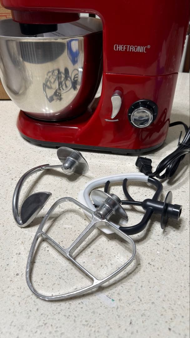 CHEFTRONIC スタンドミキサー 赤