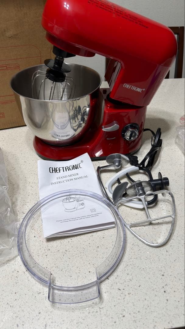 CHEFTRONIC スタンドミキサー 赤