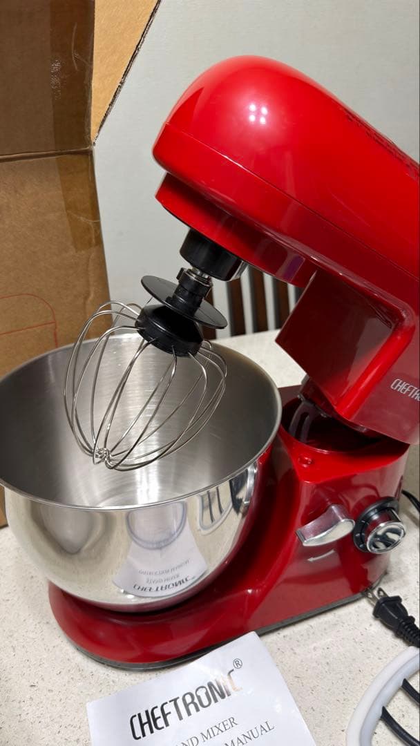 CHEFTRONIC スタンドミキサー 赤