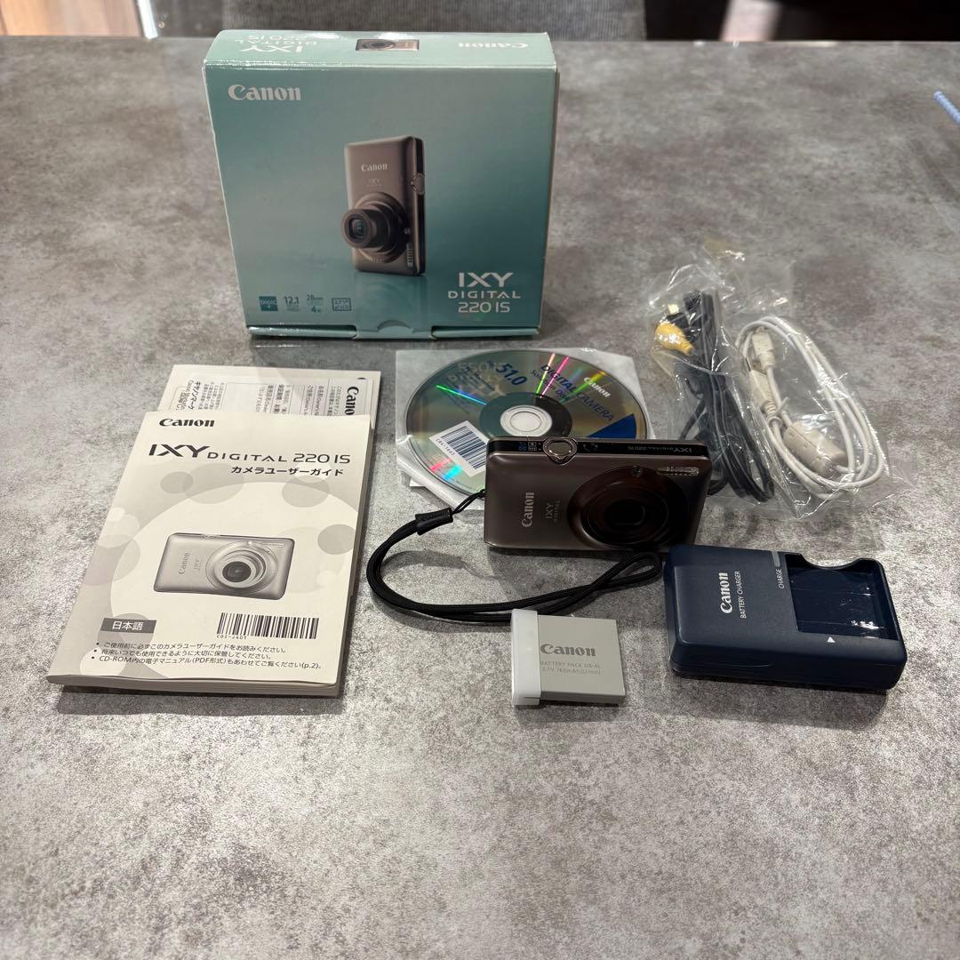 Canon IXY220 IS デジタルカメラ
