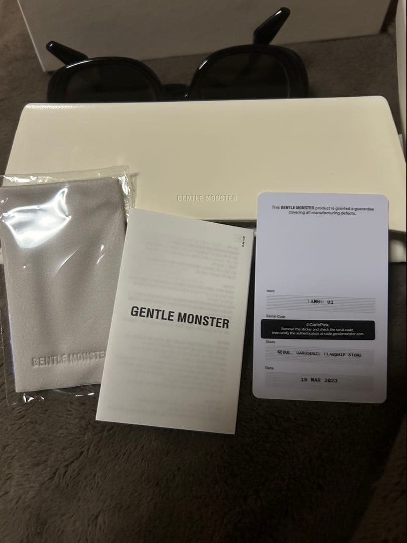 gentle monster tambu 01 付属品完備