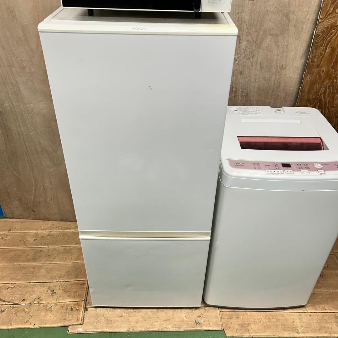 604 冷蔵庫　洗濯機　電子レンジ　3点セット　小型　一人暮らし　きれい　安い