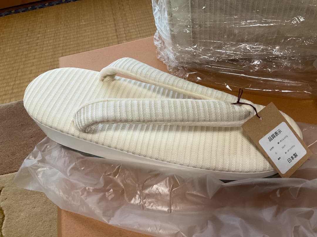 和装用バッグと草履セット ホワイト